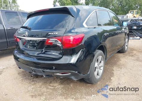 2014 Acura Mdx from USA, damaged, VIN 5FRYD4H26EB018420